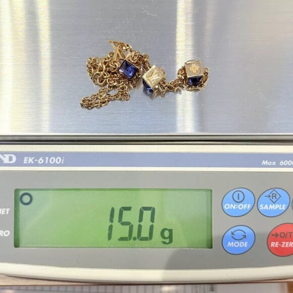 Authentic LOUIS VUITTON Collier Gambit Necklace - Picture 6 of 16